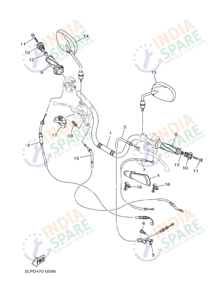STEERING HANDLE & CABLE
